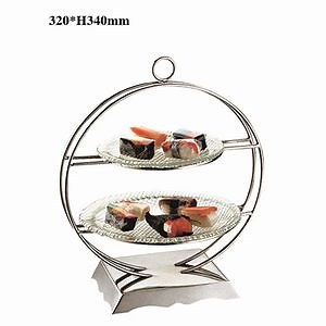 [Hot Item] Stainless Steel Buffet Cake Rack Restaurant Sushi Banquet Dessert Catering Food Display