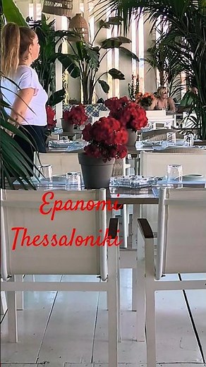 Epanomi Thessaloniki beach walk 🌊🐟💦 #travel #tour #europe