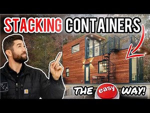 2-Story Shipping Container Home - Step by Step Guide | EP. 19