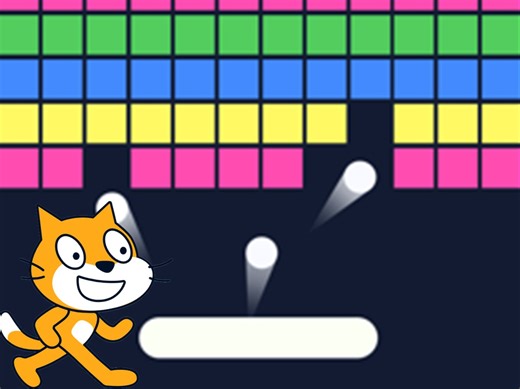 scratch游戏制作教程-弹球打砖块