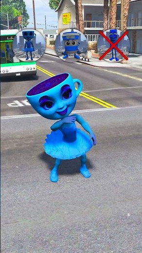 BUS CHALLENGE BRAINROT SAPPHIRE tung tung tung sahur cappuccino assassino in GTA 5 #gta5