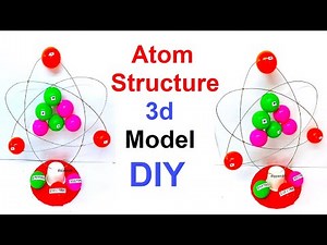 atom structure 3d model for science project exhibition - diy - diypandit | DIY pandit