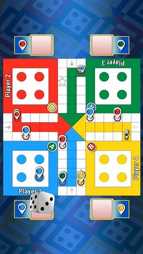 how to play Ludo King 4 player gameplay #sorts #trending