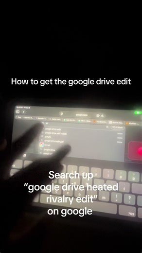 Cómo usar Google Drive para el edit de rivalidad