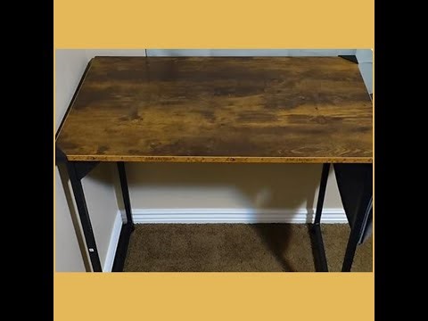 Small Computer Desk with Storage Bag and Hook-Honest Review