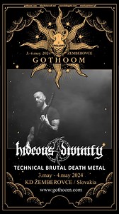 2024 is shaping up phenomenal. Gothoom open air fest and many more confirmed! Death Over Rome Bookings | Hideous Divinity