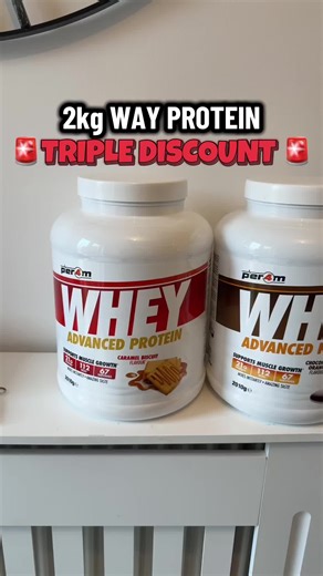 TRIPLE DISCOUNT! Flash sale, free shipping and check your vouchers!! #flashsale #gymtok #protein #wheyprotein #gymbro