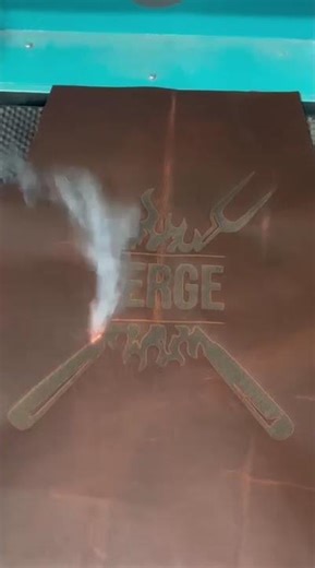 Laser Engraving Leather Apron | Custom Leather Apron Process