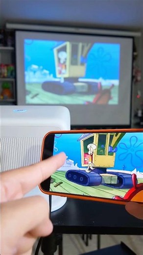 Stream your favorite shows with this mini projector #miniprojector #projectors #4kprojector
