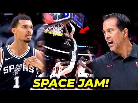 ALIEN DUNK! Parang nasa SPACE JAM si Wemby, ginawa 'to sa harap ni Coach Spo!
