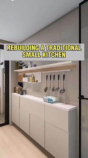 19K views · 107 reactions | In a narrow kitchen, every inch matters —...