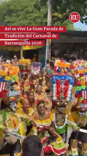 🎭🌟La Gran Parada de Tradición del Carnaval de Barranquilla 2026 encendió una vez más la Vía 40 con cerca de 130 grupos folclóricos. | El Universal