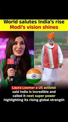 Laura Loomer a US activistsaid India is incredible and called it next super power