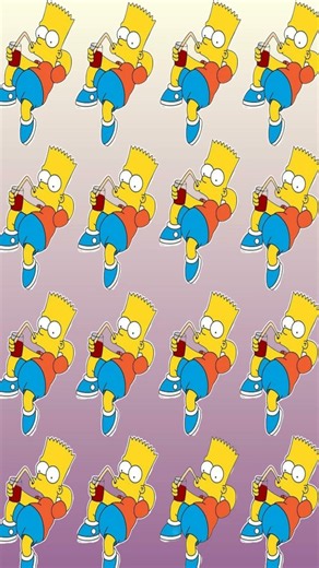 FIND THE ODD ONE OUT BART SIMPSON 🥶🔴|eye test👁| #bartsimpson #simpsons #animefun #shorts #viral