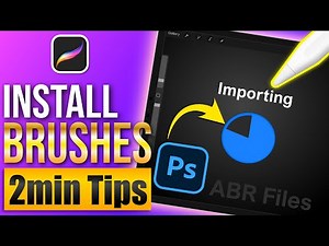 How To Install Brushes (ABR file) In Procreate - Tutorial For Beginners