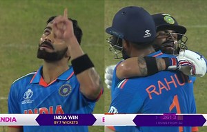 [Watch] Virat Kohli hits a six to reach his 48th ODI century and finish the match in style for India vs Bangladesh in 2023 World Cup