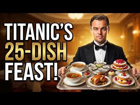 Titanic First Class Menu: 25 Luxury Dishes of the Gilded Age