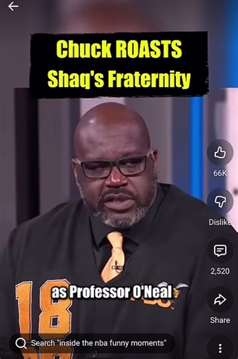 Chuck ROASTS Shaq's Fraternity