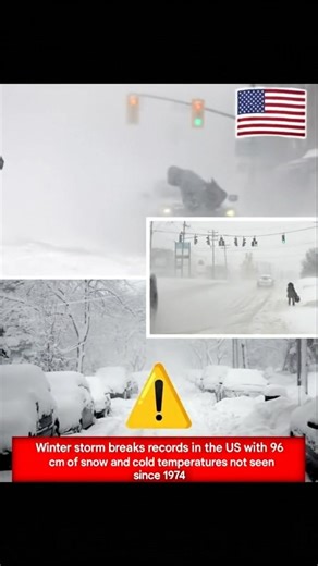 BREAKING NEWS 🇺🇸 A record-breaking winter storm has hit the US, dumping up to 96 cm of snow and bringing extreme cold not seen since 1974. ⚠️ More than 55 million people are under alert for ice, sleet, and dangerous winds. 🏠 Cities are paralyzed, flights are canceled, and temperatures are freezing. 📉 Wind chills are below -30°C in several states. | World Archaeology