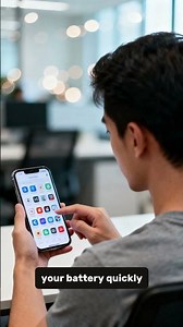 Why Your Phone Battery Drains So Fast! 🔋 #techtips #tech #techtok #smartphone
