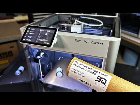 Upgrade Your 3D Printer Lighting! Panda LED Kit on Bambu X1C - Full Installation Guide 💡 #bambulab