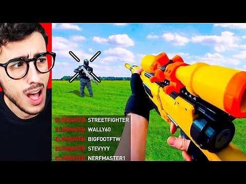 VIDEOGIOCHI NELLA VITA REALE CON I NERF! *INCREDIBILE*