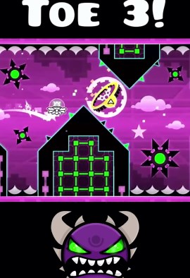 Toe 3 part 2 ❗ #geometrydash #gdupdate #gd #gaming #music #games #gameplay