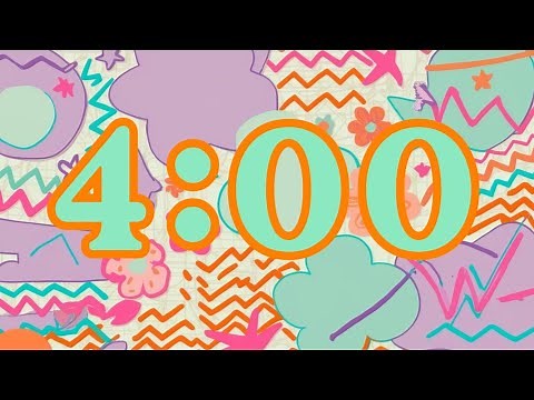 4 Minute Timer with Relaxing Chillpop Music | Gentle Focus Timer for Classroom