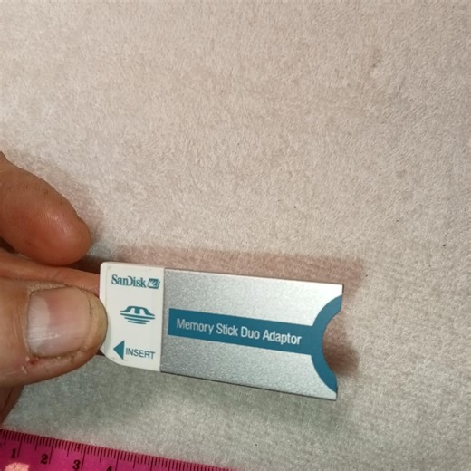 Working adapter MSAC-M2 for Memory Stick PRO Duo memory card, Japan, for Sony camcorder, camera