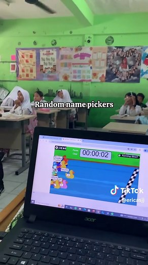 Random name pickers using duck race🐣🐥 | ib: @Ms Annisa | Teacher