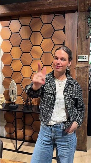 🪵 Spraakmakende blikvanger die voor stilte zorgt | Hexagon Eiken - Aku panelen