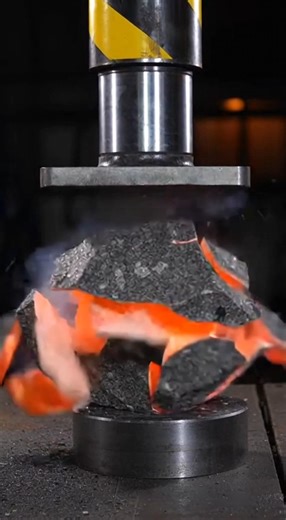 Hydraulic Press vs Giant Boulder ⚡🔥""9 Second Explosion Effect | Ultra Realistic Crush"