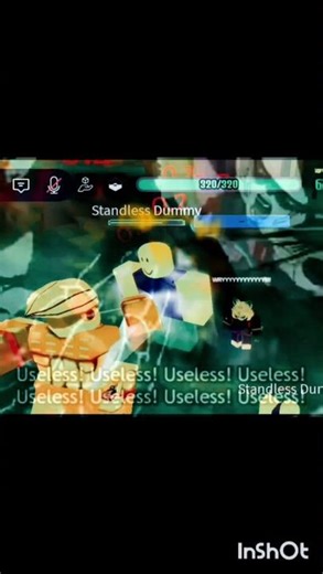 Nível (início) vs Nível (Golden Wind) 7 Page Muda #inshot #roblox #jojobizzare #wordofstands