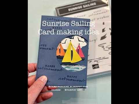 How to make a masculine birthday, retirement card