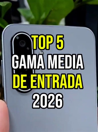 Este es mi Top 5 Mejores Teléfonos Gama Media de Entrada que sí te recomiendo comprar a estas alturas del 2026. Todos los dispositivos de esta lista son una excelente opción con una increíble relación calidad-precio. #top #top5 #gamamedia #smartphone #calidadprecio