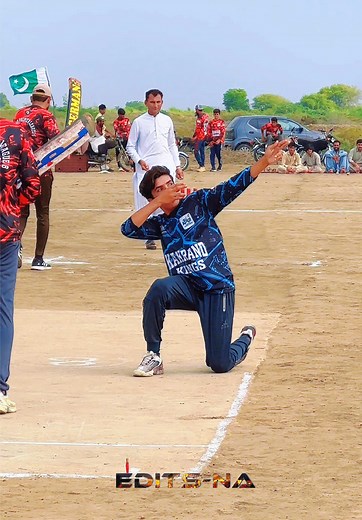 Bowler Reaction to Yorker Clean-Bold in Village Cricket