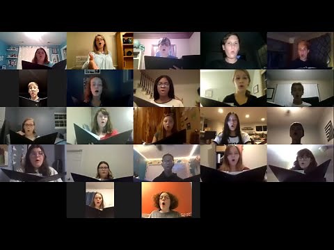 What is a Virtual Choir Rehearsal like on ZOOM?? | How To Sing Choir Warm-ups Together Online