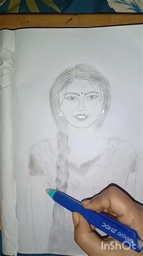 how to draw indian girl stap by stap