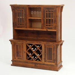 Stony Brooke Rustic Reclaimed Cabernet Sideboard & Hutch
