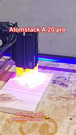 Atomstack A20 Pro: Prueba de Grabado en Madera de Pino