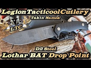 Lothar BAT Drop Point EDC (small) in D2 Steel.