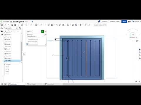 OnShape Tutorial - How to create a pattern or grid
