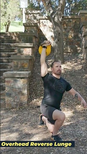 Overhead Reverse Lunge Form | Kettlebell Exercises