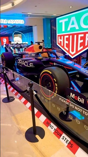 Red Bull Racing F1 car on display at Orchard Station ION F1 Singapore GP Formula 1 #f1 #formula1 ...