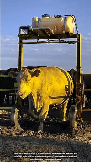 Innovative Cattle Spray Machine: How to Apply Fly Control Precisely
