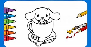 Download & Play Cute Cinnamoroll coloring book on PC & Mac (Emulator)