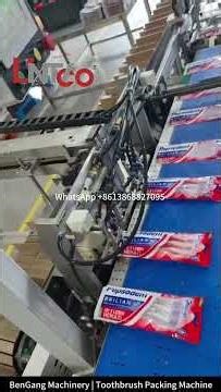 Toothbrush Set Blister Oral Care Packaging Machine #smartpackaging