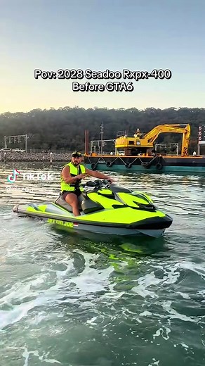 2028 Seadoo Rxpx-400 jetski POV before GTA6