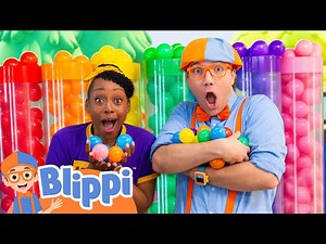 Learn Colors with Blippi in a Fun Ball Pit Game! | Blippi | Educational Videos for Kids - Videos For Kids
