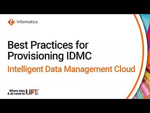 Best Practices for Provisioning Organizations in IDMC Administrator